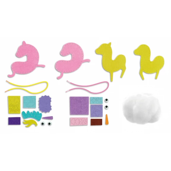 Set creativ de cusut cu tehnica siretului - Primul meu Pandantiv Unicorn, nivel 2 Set creativ de cusut cu tehnica siretului - Primul meu Pandantiv Unicorn, nivel 2