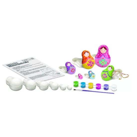 Set creativ de pictat - Cutiute Matrioshka Set creativ de pictat - Cutiute Matrioshka