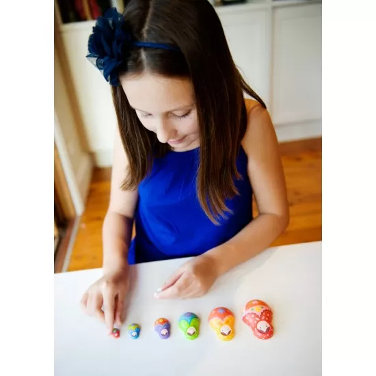 Set creativ de pictat - Cutiute Matrioshka Set creativ de pictat - Cutiute Matrioshka