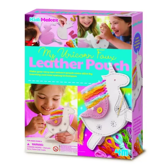 Set creativ DIY - Geanta din piele artificiala Unicorn Set creativ DIY - Geanta din piele artificiala Unicorn