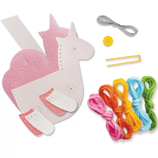 Set creativ DIY - Geanta din piele artificiala Unicorn Set creativ DIY - Geanta din piele artificiala Unicorn