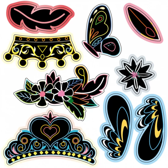 Set creativ DIY Masti cu diamante - Printesa Set creativ DIY Masti cu diamante - Printesa