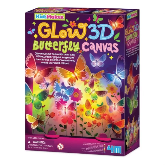 Set creativ - Panou luminos cu fluturi 3D KidzMaker Set creativ - Panou luminos cu fluturi 3D KidzMaker