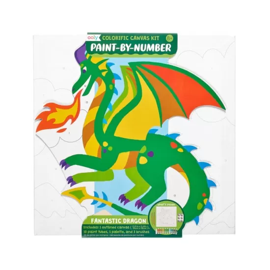 Set creativ Picteaza pe numere - Fantastic Dragon Set creativ Picteaza pe numere - Fantastic Dragon