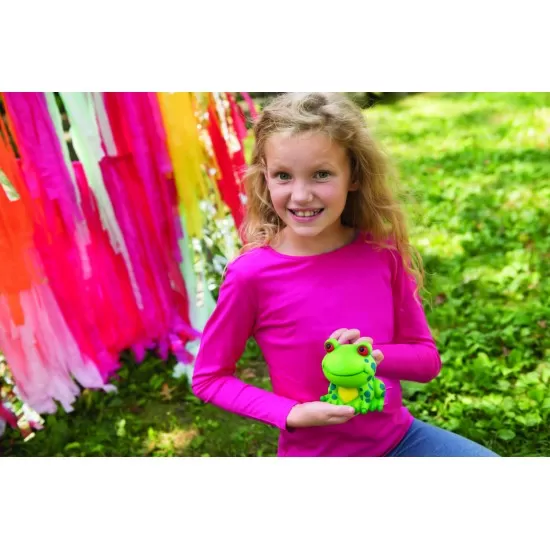 Set creativ - Picteaza propria broasca de gradina Set creativ - Picteaza propria broasca de gradina