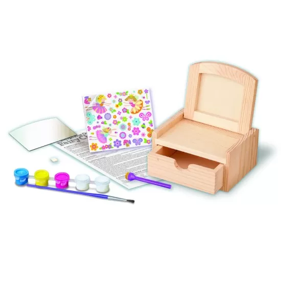 Set creativ - Realizeaza propria cutie de bijuterii Set creativ - Realizeaza propria cutie de bijuterii