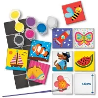 Set magnetic cu placute creative de pictat