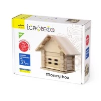Set de constructie din lemn Pusculita 37 piese