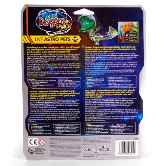 Set educativ STEM Aqua Dragons, Habitat Lumea subacvatica, acvariu asteroid cu LED-uri