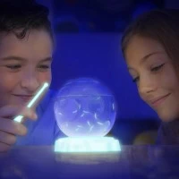 Set educativ STEM Aqua Dragons, Habitat Lumea subacvatica, acvariu asteroid Deluxe cu LED-uri