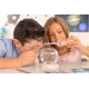 Set educativ STEM Aqua Dragons, Habitat Lumea subacvatica, acvariu asteroid Deluxe cu LED-uri
