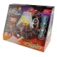 Set educativ STEM Aqua Dragons Habitat vulcan cu lava, acvariu cu LED si Aqua Dragons rosii