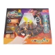 Set educativ STEM Aqua Dragons Habitat vulcan cu lava, acvariu cu LED si Aqua Dragons rosii