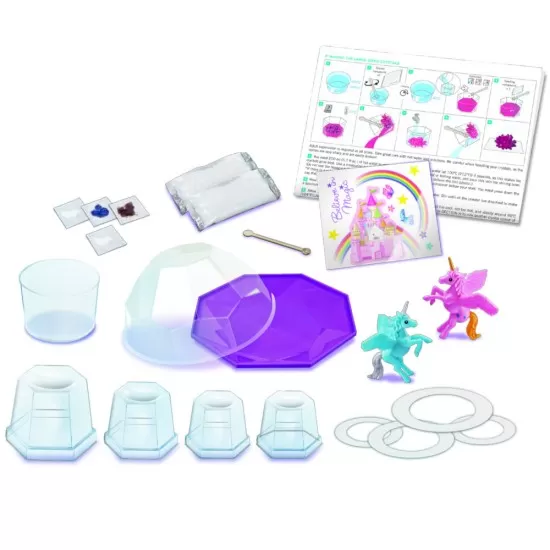 Set experimente de crescut Cristale, terariu cu Unicorni Set experimente de crescut Cristale, terariu cu Unicorni