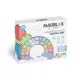 Set magnetic Magblox 102 piese magnetice de constructie Pastel transparente Set magnetic Magblox 102 piese magnetice de constructie Pastel transparente