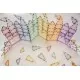 Set magnetic Magblox 102 piese magnetice de constructie Pastel transparente Set magnetic Magblox 102 piese magnetice de constructie Pastel transparente