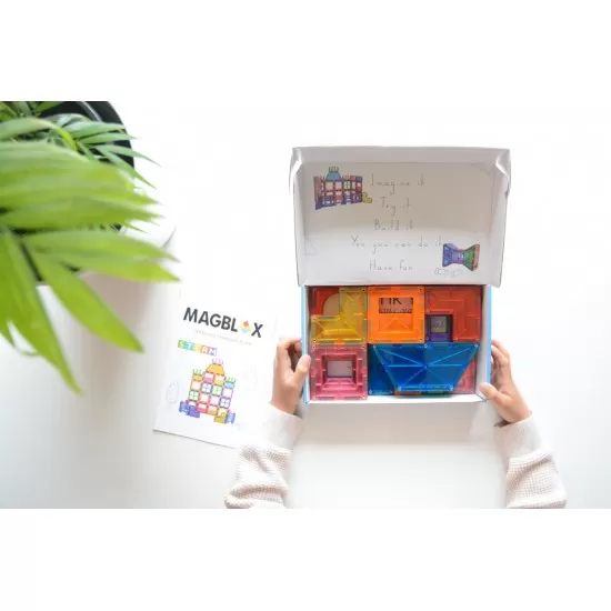 Set magnetic Magblox 36 piese magnetice accesorii pentru constructie Set magnetic Magblox 36 piese magnetice accesorii pentru constructie