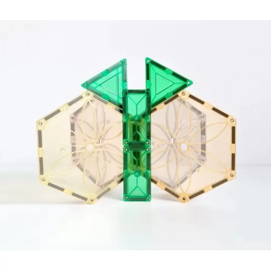 Set magnetic Magblox - 6 piese magnetice hexagon pentru constructie Set magnetic Magblox - 6 piese magnetice hexagon pentru constructie