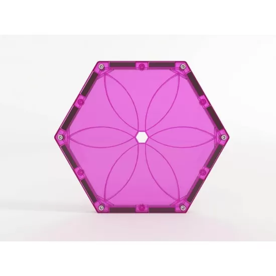 Set magnetic Magblox - 6 piese magnetice hexagon pentru constructie Set magnetic Magblox - 6 piese magnetice hexagon pentru constructie