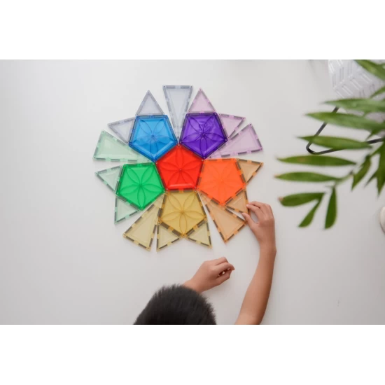 Set magnetic Magblox - 6 piese magnetice pentagon pentru constructie Set magnetic Magblox - 6 piese magnetice pentagon pentru constructie