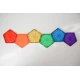 Set magnetic Magblox - 6 piese magnetice pentagon pentru constructie Set magnetic Magblox - 6 piese magnetice pentagon pentru constructie
