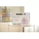 Set magnetic Magblox - 66 piese magnetice de constructie Pastel transparente Set magnetic Magblox - 66 piese magnetice de constructie Pastel transparente