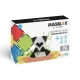 Set magnetic Magblox 92 piese magnetice de constructie Monocrom Alb/Negru