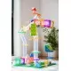 Set magnetic Magblox 98 piese cu circuit cu bile Magbrix Marble Run Set magnetic Magblox 98 piese cu circuit cu bile Magbrix Marble Run