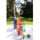 Set magnetic Magblox 98 piese cu circuit cu bile Magbrix Marble Run Set magnetic Magblox 98 piese cu circuit cu bile Magbrix Marble Run