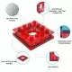 Set magnetic Magblox 98 piese cu circuit cu bile Magbrix Marble Run Set magnetic Magblox 98 piese cu circuit cu bile Magbrix Marble Run