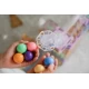Set magnetic Magblox 98 piese, circuit cu bile Pastel, Magbrix Marble Run