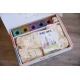 Set magnetic Magblox 98 piese, circuit cu bile Pastel, Magbrix Marble Run