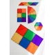 Set magnetic Magbrix 66 piese translucide
