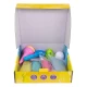 Set nisip pufos 4 culori cu accesorii - Inghetata Set nisip pufos 4 culori cu accesorii - Inghetata