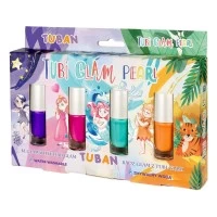 Set 4 lacuri de pentru copii Tubi Glam culori perlate