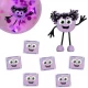 Set jucarii senzoriale luminoase Lumi Glo Pal mov Set jucarii senzoriale luminoase Lumi Glo Pal mov