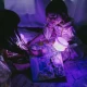 Set jucarii senzoriale luminoase Lumi Glo Pal mov Set jucarii senzoriale luminoase Lumi Glo Pal mov