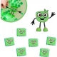 Set jucarii de baie senzoriale luminoase Pippa Glo Pal verde Set jucarii de baie senzoriale luminoase Pippa Glo Pal verde