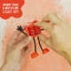 Set jucarii de baie senzoriale luminoase Sammy Glo Pal rosu Set jucarii de baie senzoriale luminoase Sammy Glo Pal rosu