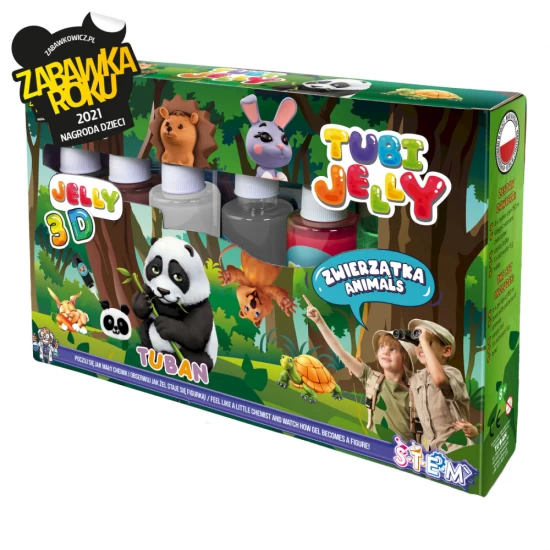 Set Tubi Jelly gel modelator cu 6 culori Animale Set Tubi Jelly gel modelator cu 6 culori Animale