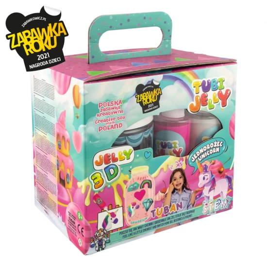 Set Tubi Jelly gel modelator cu 6 culori si acvariu mic Unicorn Set Tubi Jelly gel modelator cu 6 culori si acvariu mic Unicorn
