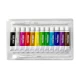 Set vopsele acrilice Paintology, 12 culori clasice si 2 pensule Set vopsele acrilice Paintology, 12 culori clasice si 2 pensule