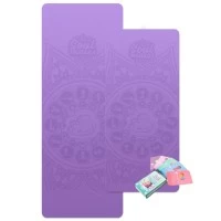 Set Yoga Mama-Copil cu saltele asortate si carduri incluse Cloud mov