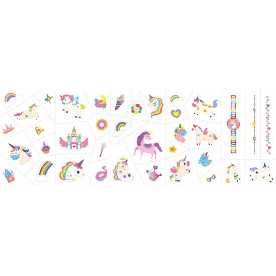 Stickere pentru unghii si tatuaje - Unicorni Stickere pentru unghii si tatuaje - Unicorni