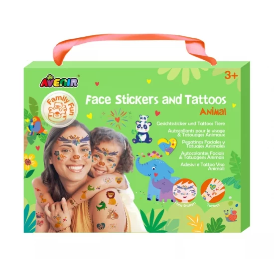 Stickere si tatuaje pentru fata set parinte-copil - Distractie in familie Stickere si tatuaje pentru fata set parinte-copil - Distractie in familie