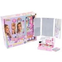 Studio de machiaj interactiv cu oglinda vorbitoare - Pink it Smart Vanity