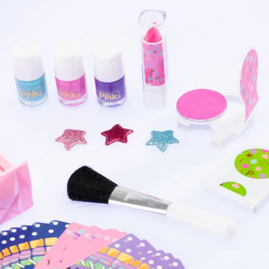Studio de machiaj interactiv cu oglinda vorbitoare - Pink it Smart Vanity