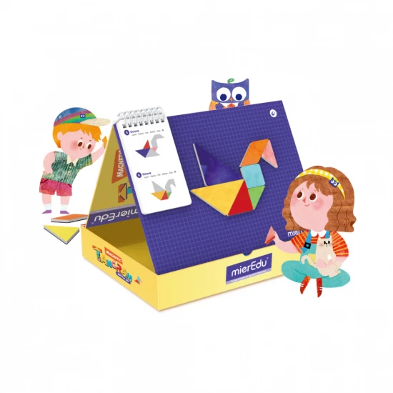 Joc Tangram magnetic - Battle kit pentru 2 jucatori Joc Tangram magnetic - Battle kit pentru 2 jucatori