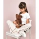 Geanta crossbody adorabila, Ursulet din plus, 30 cm, Maro Inchis