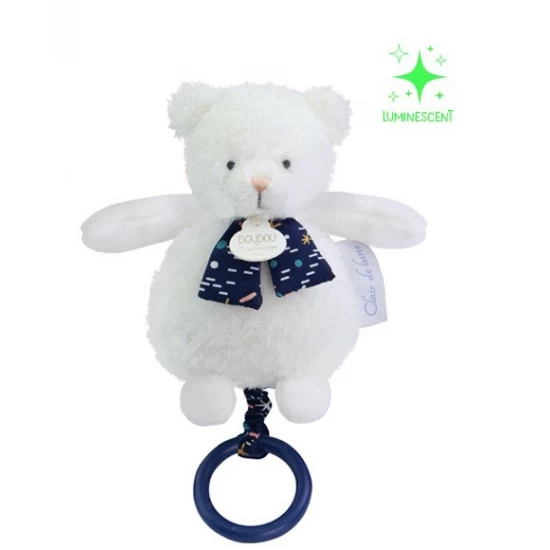 Ursulet muzical Doudou Clair de Lune 17 cm